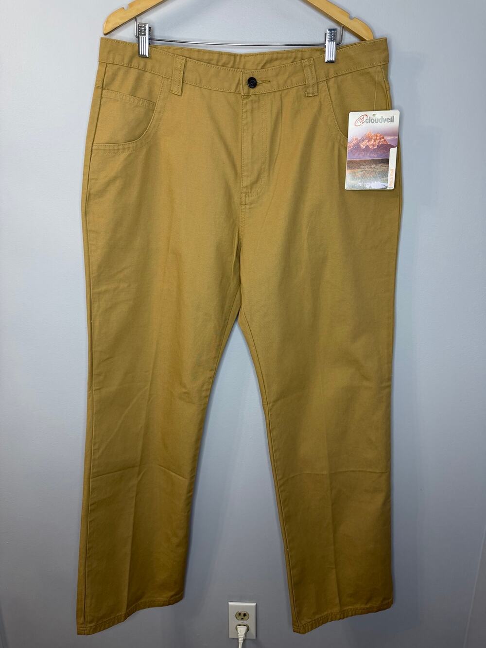Cloudveil Men's Buck Rail Pant Hiking Outdoor Tan Sz 36x34 New